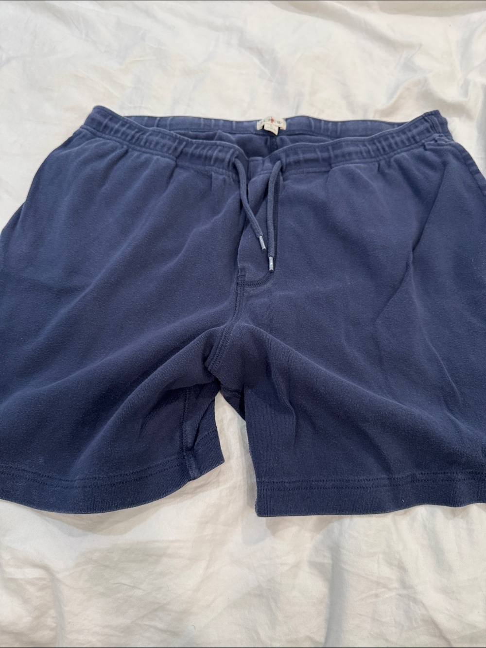 J Crew Men's Navy Blue Drawstring Casual Shorts